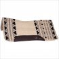 REINSMAN CHARMAYNE JAMES BLANKET TOP HORSE FLEECE SADDLE PAD CREAM GRAY