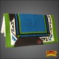 MADE IN USA F222 HILASON WESTERN WOOL FELT SADDLE BLANKET PAD TURQUOISE GREEN