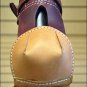 NEW HILASON HORSE LATIGO LEATHER SKID BOOTS - BURGUNDY