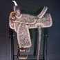 BH123-F HILASON WESTERN LEATHER BARREL RACING TRAIL PLEASURE RIDING SADDLE 15"