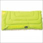 23 X 23 WEAVER ECONOMY HORSE SADDLE PAD GLITTER PATTERN FLEECE BOTTOM LIME GREEN