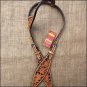 V1 HILASON WESTERN LEATHER HORSE ONE EAR HEADSTALL BRIDLE TAN BLACK