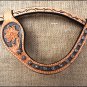 V1 HILASON WESTERN LEATHER HORSE ONE EAR HEADSTALL BRIDLE TAN BLACK