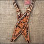 V1 HILASON WESTERN LEATHER HORSE ONE EAR HEADSTALL BRIDLE TAN BLACK