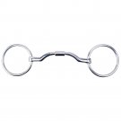 5" TOKLAT MYLER LOOSE RING W/ LOW WIDE PORTED BARREL MB 33 WL SNAFFLE MOUTH BIT