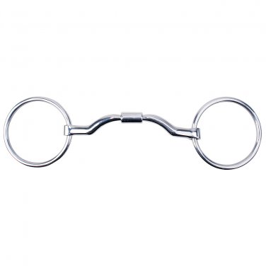 5" TOKLAT MYLER LOOSE RING W/ LOW WIDE PORTED BARREL MB 33 WL SNAFFLE MOUTH BIT