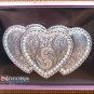 M&F WESTERN NOCONA WOMEN TRIPLE HEART WITH RHINESTONE BELT BUCKLE COWGIRL