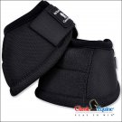 MEDIUM BLACK CLASSIC EQUINE HORSE KEVLAR NO TURN BELL BOOT