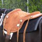 BT200F BARETEK NATURAL HORSEMANSHIP BAREBACK WESTERN TREELESS LEATHER SADDLE PAD