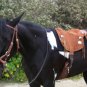 BT200F BARETEK NATURAL HORSEMANSHIP BAREBACK WESTERN TREELESS LEATHER SADDLE PAD