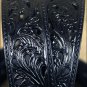 38 inch C523 TONY LAMA BLACK PIERCED FILIGREE TROPHY WESTERN LEATHER LADIES BELT