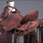 WD077M-F HILASON BIG KING HIGH BACK WESTERN WADE RANCH ROPING COWBOY SADDLE 16