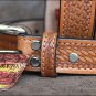 40"  F100 HILASON HANDMADE HEAVY DUTY WESTERN LEATHER MEN'S GUN HOLSTER BELT TAN