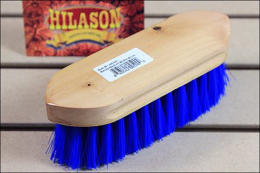 NEW HILASON WESTERN TACK HORSE DANDY MEDIUM BRISTLE BRUSH 6-1/2