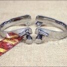 HILASON STAINLESS STEEL ROPER MEN SPURS ROSEBUD ROWEL