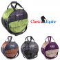 LARGE SIZE CLASSIC EQUINE HORSE TACK DELUXE ROPE BAG HOLDS 7-8 ROPES - ALL COLOR
