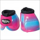 PINK BLUE OMBRE WEAVER FASHION NO TURN HORSE LEG BELL BOOTS MEDIUM