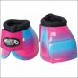 PINK BLUE OMBRE WEAVER FASHION NO TURN HORSE LEG BELL BOOTS MEDIUM
