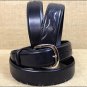 51103 44 inch SILVER CREEK MEN'S BLACK JACK OF DIAMONDS LEATHER BELT