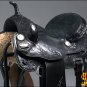 TT200BK 15" HILASON FLEX-TREE BARREL RACING TRAIL WESTERN LEATHER HORSE SADDLE
