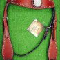 NEW HILASON WESTERN LEATHER HORSE BRIDLE HEADSTALL MAHOGANY W/ CRYSTAL CONCHO