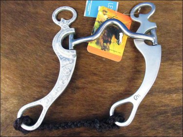 FRANCOIS GAUTHIER COLLECTION BY METALAB ALUMINUM SHORT MEDIUM PORT HORSE BIT