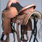 TO107RO-F HILASON TREELESS WESTERN LEATHER TRAIL PLEASURE HORSE RIDING SADDLE 16