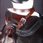 WD060DB-F HILASON BIG KING WESTERN WADE RANCH ROPING COWBOY TRAIL SADDLE 16"