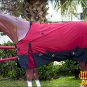 78" HILASON 1200D WINTER WATERPROOF 400GSM POLY TURNOUT HORSE BLANKET RED