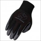 8 SIZE BLACK HERITAGE UTILITY WORK RIDING GLOVES HORSE EQUESTRIAN