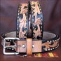 HS202 HILASON TAN AND BLACK HANDMADE WESTERN WORK LEATHER MEN GUN HOLSTER BELT