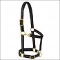 WEAVER BROWN PADDED ADJUSTABLE CHIN AND THROAT SNAP HALTER SMALL HORSE