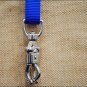 WEAVER BLUE NYLON TACK HORSE TRAILER TIE NICKEL PLATED HARDWARE