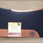 NFC7 BAYOU WEST BLACK CONTOURED WOOL FELT NEOPRENE HORSE SADDLE PAD MADE IN USA