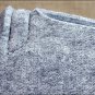 NFC7 BAYOU WEST BLACK CONTOURED WOOL FELT NEOPRENE HORSE SADDLE PAD MADE IN USA