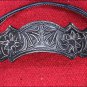 HILASON WESTERN LEATHER HORSE HEADSTALL BLACK RUSTIC VINTAGE