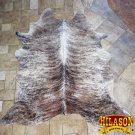 H151F HILASON HAIR ON LEATHER BRAZILIAN COWHIDE SKIN RUG CARPET EXOTIC TRI COLOR