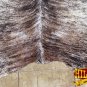 H151F HILASON HAIR ON LEATHER BRAZILIAN COWHIDE SKIN RUG CARPET EXOTIC TRI COLOR