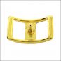 NEW HILASON WESTERN 1/2 INCH  DC CONWAY HORSE BUCKLE-BRASS PLATED