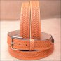 42" HILASON HAND MADE HEAVY DUTY BUFFALO HIDE LEATHER STICHED BELT