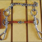 REINSMAN ARGENTINE 3/8 INCH SMOOTH COPPER HORSE SNAFFLE BIT