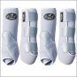 MED PROFESSIONAL CHOICE SPORTS MEDICINE HORSE BOOTS GLITTER SILVER 4 PACK