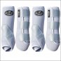 MED PROFESSIONAL CHOICE SPORTS MEDICINE HORSE BOOTS GLITTER SILVER 4 PACK