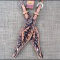 S540 NEW HILASON WESTERN LEATHER HORSE ONE EAR BRIDLE HEADSTALL - TAN & BLACK