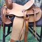 RI902F WESTERN YOUTH CHILD ROPING COWBOY TRAIL PLEASURE LEATHER HORSE SADDLE 13"
