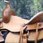 RI902F WESTERN YOUTH CHILD ROPING COWBOY TRAIL PLEASURE LEATHER HORSE SADDLE 13"