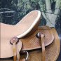 RI902F WESTERN YOUTH CHILD ROPING COWBOY TRAIL PLEASURE LEATHER HORSE SADDLE 13"