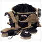 BLACK TAN WEAVER LEATHER WESTERN TACK HORSE GROOMING KIT BAG