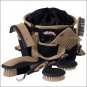 BLACK TAN WEAVER LEATHER WESTERN TACK HORSE GROOMING KIT BAG