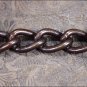 AH381 HILASON ANTIQUE BROWN ROPING HORSE BIT CHAIN MOUTH W/RUBBER WASHERS